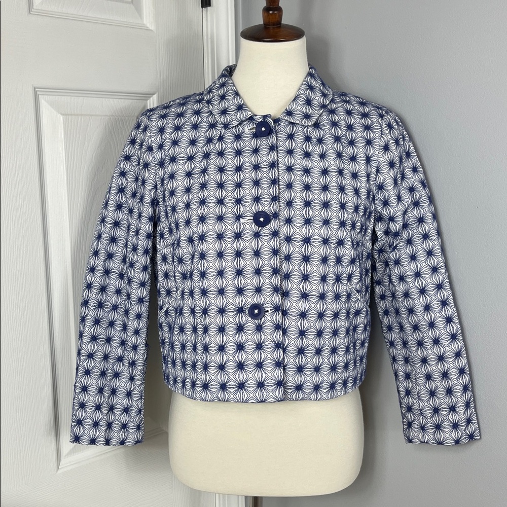 Boden Cropped Embroidered Jacket - Picture 2 of 10